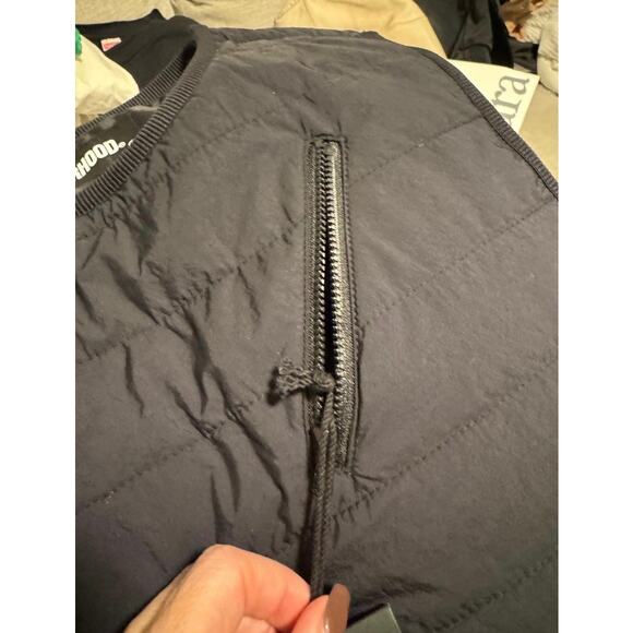 Unisex Neighborhood NWT Black Side Zip Down Puff N Vest Size L - Picture 8 of 15